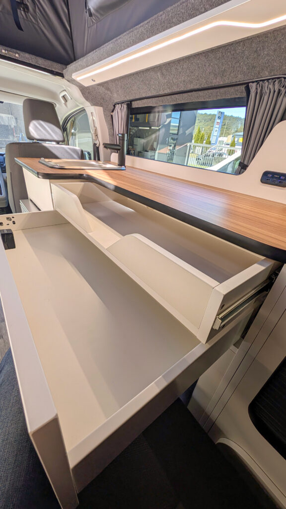 HiAce camper internal layout