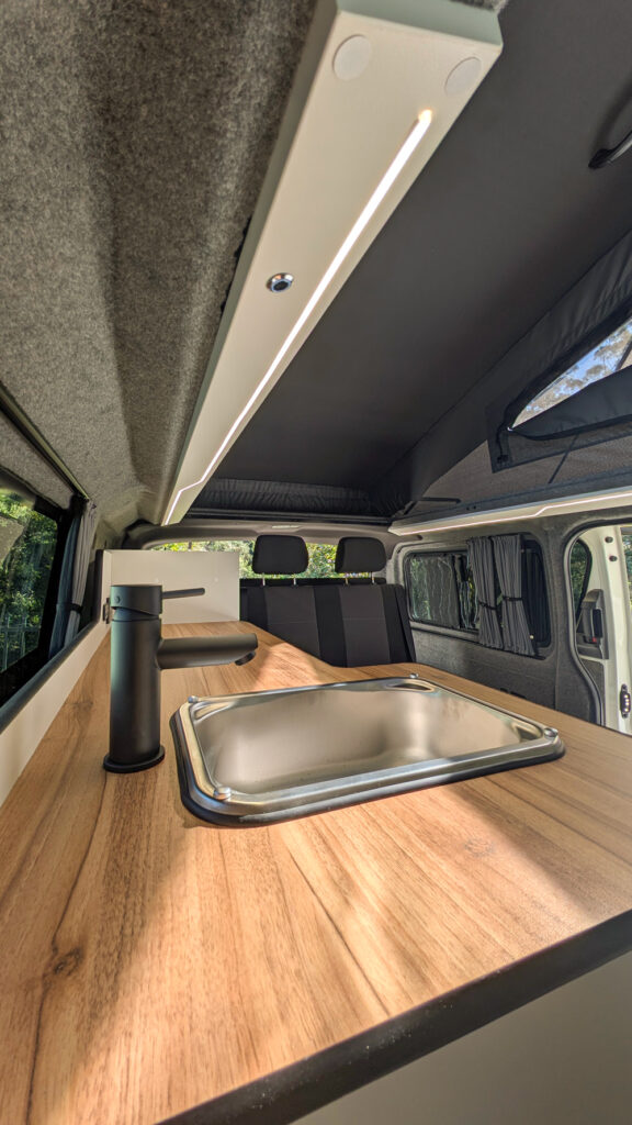 HiAce camper internal layout